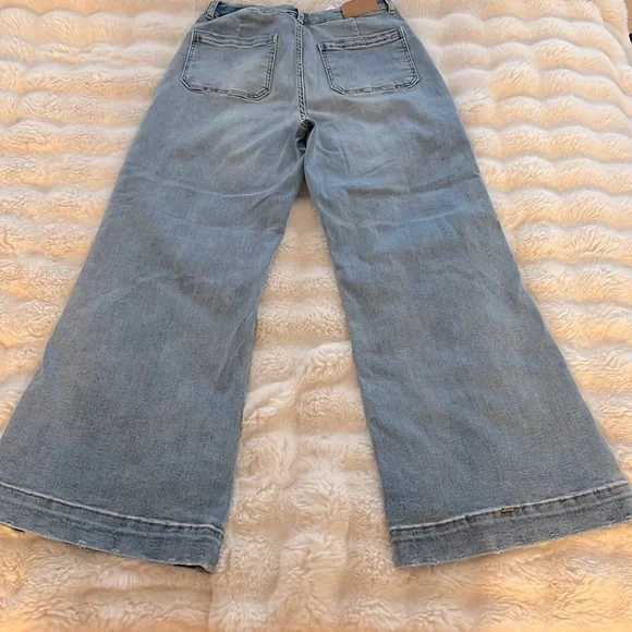 DEAR JOHN Women's Light Blue Wide-Leg Jeans - Picture 6 of 16